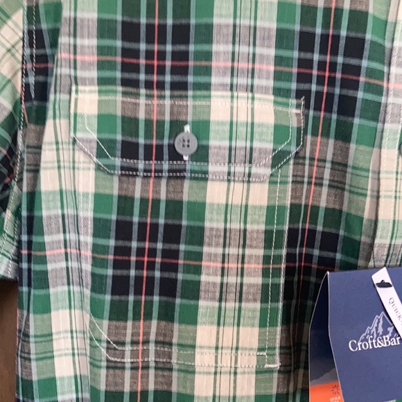 Croft & barrow plaid quick dry Men’s shirt size L - Picture 9 of 17